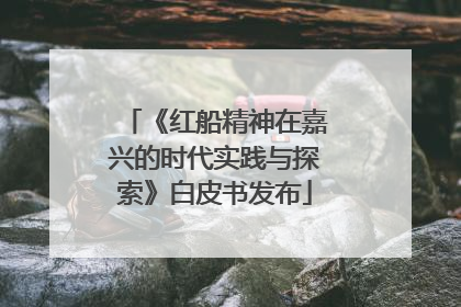 《红船精神在嘉兴的时代实践与探索》白皮书发布