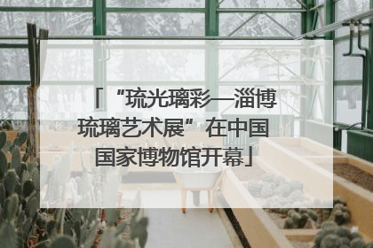 “琉光璃彩—淄博琉璃艺术展”在中国国家博物馆开幕