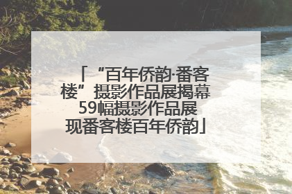 “百年侨韵·番客楼”摄影作品展揭幕 59幅摄影作品展现番客楼百年侨韵