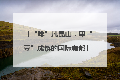 “啡”凡昆山：串“豆”成链的国际咖都