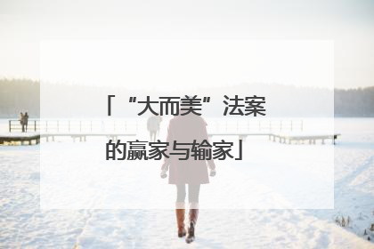 “大而美”法案的赢家与输家