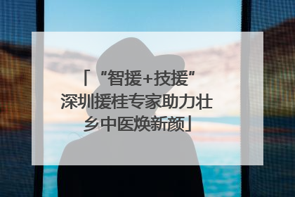 “智援+技援” 深圳援桂专家助力壮乡中医焕新颜