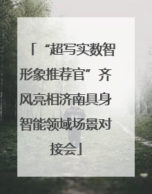 “超写实数智形象推荐官”齐风亮相济南具身智能领域场景对接会