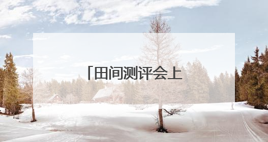 田间测评会上选优种学农技
