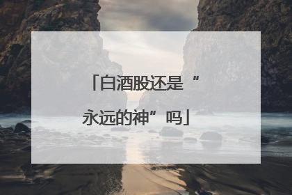 白酒股还是“永远的神”吗