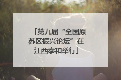 第九届“全国原苏区振兴论坛”在江西泰和举行