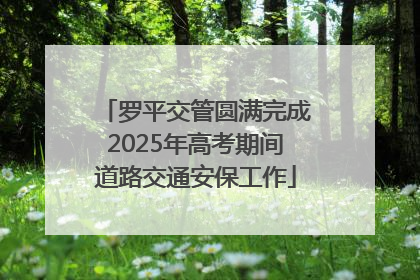 罗平交管圆满完成2025年高考期间道路交通安保工作