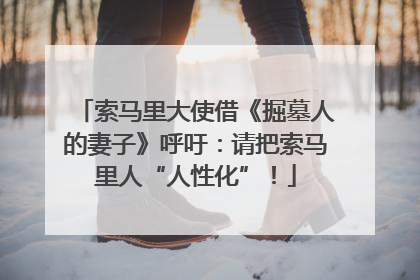 索马里大使借《掘墓人的妻子》呼吁：请把索马里人“人性化”！