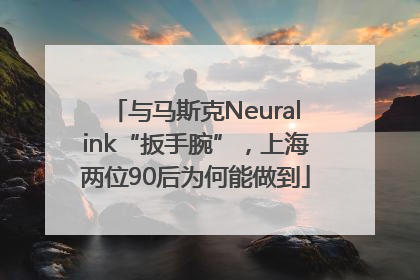 与马斯克Neuralink“扳手腕”，上海两位90后为何能做到