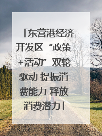 东营港经济开发区“政策+活动”双轮驱动 提振消费能力 释放消费潜力