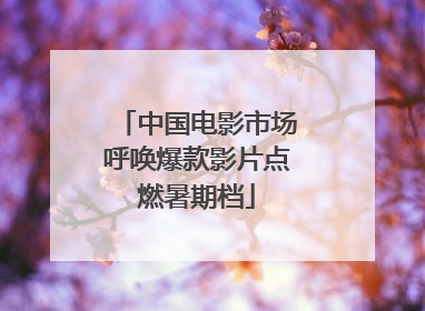 中国电影市场呼唤爆款影片点燃暑期档