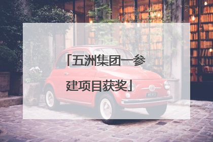 五洲集团一参建项目获奖