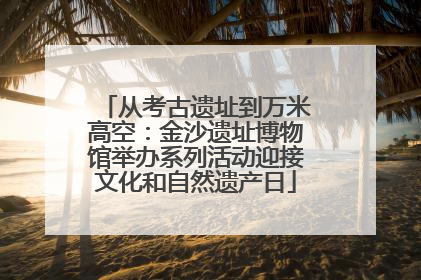 从考古遗址到万米高空：金沙遗址博物馆举办系列活动迎接文化和自然遗产日