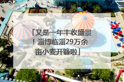又是一年丰收盛景！淄博临淄29万余亩小麦开镰啦
