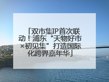 双市集IP首次联动！浦东“天物好市×初见集”打造国际化跨界嘉年华