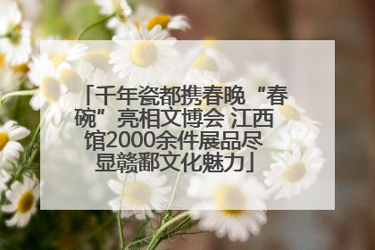 千年瓷都携春晚“春碗”亮相文博会 江西馆2000余件展品尽显赣鄱文化魅力