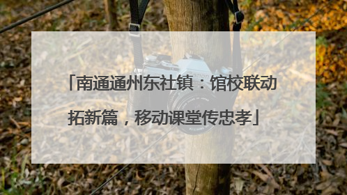 南通通州东社镇：馆校联动拓新篇，移动课堂传忠孝