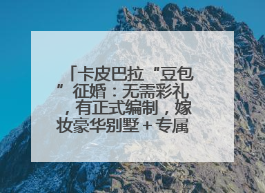 卡皮巴拉“豆包”征婚：无需彩礼，有正式编制，嫁妆豪华别墅＋专属泳池！