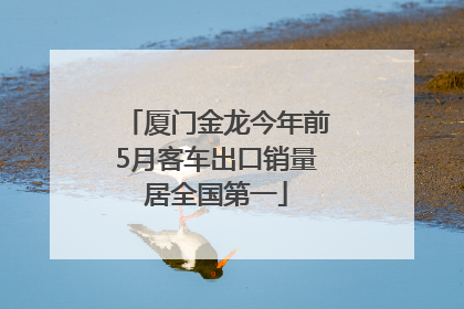 厦门金龙今年前5月客车出口销量居全国第一