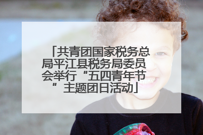 共青团国家税务总局平江县税务局委员会举行“五四青年节”主题团日活动