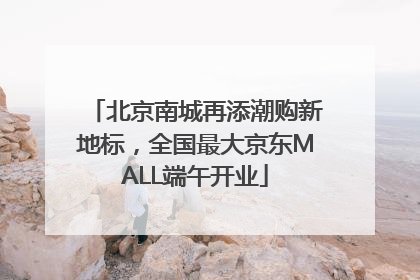 北京南城再添潮购新地标，全国最大京东MALL端午开业