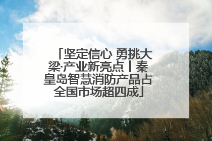 坚定信心 勇挑大梁·产业新亮点丨秦皇岛智慧消防产品占全国市场超四成
