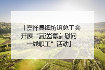 嘉祥县纸坊镇总工会开展“夏送清凉 慰问一线职工”活动