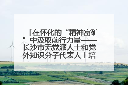 在怀化的“精神富矿”中汲取前行力量——长沙市无党派人士和党外知识分子代表人士培训班在怀化圆满举办