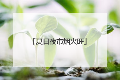夏日夜市烟火旺