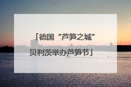 德国“芦笋之城”贝利茨举办芦笋节