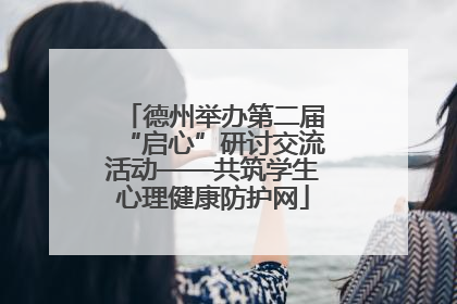 德州举办第二届“启心”研讨交流活动——共筑学生心理健康防护网