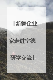 新疆企业家走进宁德研学交流