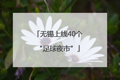 无锡上线40个“足球夜市”