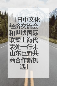 日中文化经济交流会和世博国际联盟上海代表处一行来山东巨野共商合作新机遇
