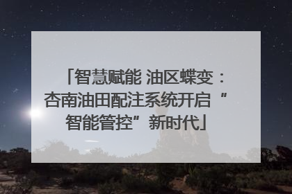 智慧赋能 油区蝶变：杏南油田配注系统开启“智能管控”新时代