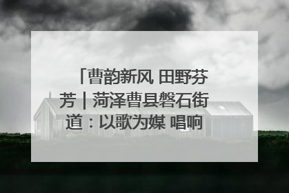 曹韵新风 田野芬芳｜菏泽曹县磐石街道：以歌为媒 唱响乡土“新歌声”