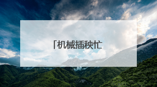 机械插秧忙 稻田披新装