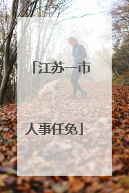 江苏一市人事任免