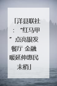 洋县联社：“红马甲”点亮银发餐厅 金融暖延伸惠民末梢