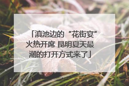 滇池边的“花街宴”火热开席 昆明夏天最潮的打开方式来了