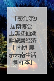 聚焦第9届南博会｜玉溪抚仙湖畔旅居经济上南博 展示云南生活新样本