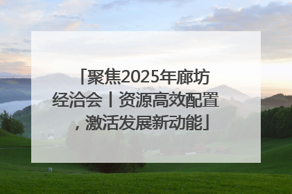 聚焦2025年廊坊经洽会丨资源高效配置，激活发展新动能