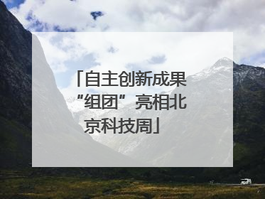 自主创新成果“组团”亮相北京科技周