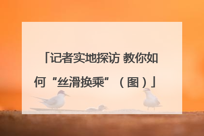 记者实地探访 教你如何“丝滑换乘”（图）