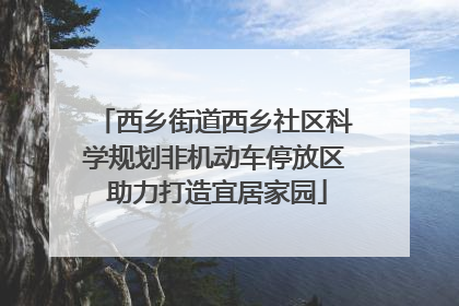 西乡街道西乡社区科学规划非机动车停放区 助力打造宜居家园