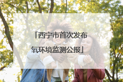 西宁市首次发布氧环境监测公报