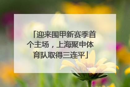 迎来围甲新赛季首个主场，上海聚申体育队取得三连平