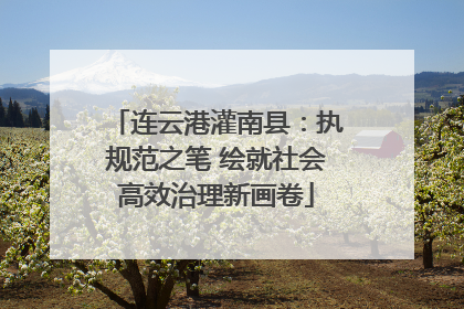 连云港灌南县：执规范之笔 绘就社会高效治理新画卷
