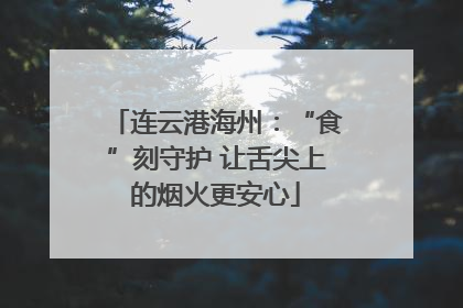 连云港海州：“食”刻守护 让舌尖上的烟火更安心