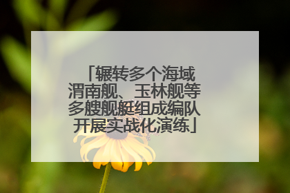 辗转多个海域 渭南舰、玉林舰等多艘舰艇组成编队开展实战化演练